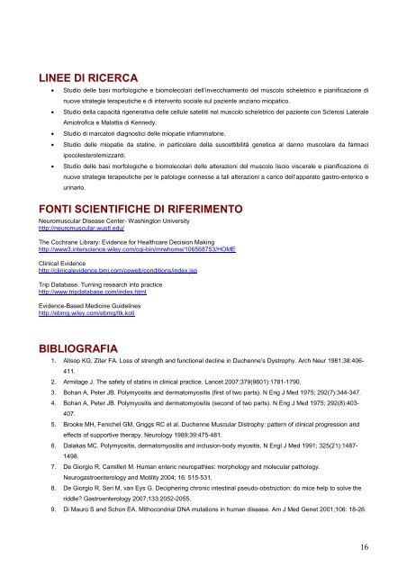 percorso neuro-muscolare per PDF 08-02-11 - Policlinico S.Orsola ...