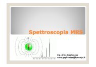 Spettroscopia Spettroscopia MRS Spettroscopia Spettroscopia MRS