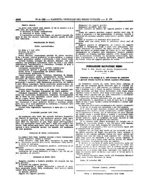 Regio Decreto - 29 ottobre 1925 - Benvenuto su Monumenti Nazionali