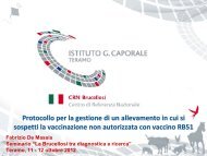 Protocollo per la gestione di un allevamento in cui si sospetti la ...