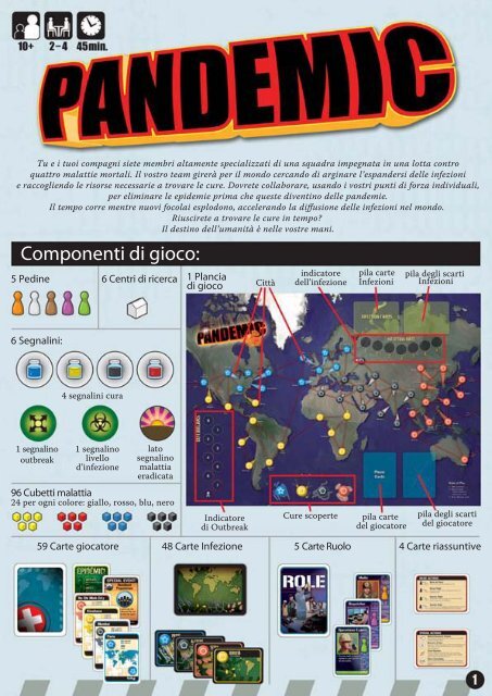 Pandemic: regolamento in italiano - La Tana dei Goblin