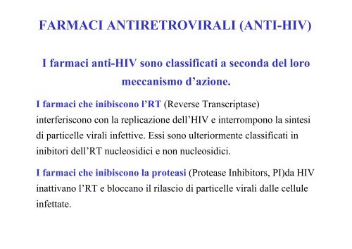 FARMACI ANTIVIRALI FARMACI ANTIVIRALI - Cicciolo.net