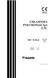 CHLAMYDIA PNEUMONIAE IgA E.W. - Radim