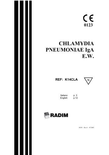 CHLAMYDIA PNEUMONIAE IgA E.W. - Radim