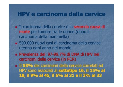 HPV human papilloma virus