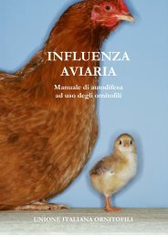 Manuale Influenza Aviaria - Unione Italiana Ornitofili