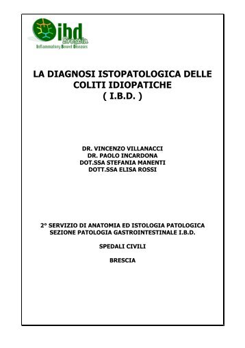 la diagnosi istopatologica delle coliti idiopatiche - IBD Brescia