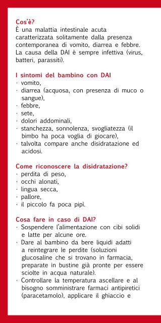 Diarrea acuta infettiva (DAI) - Azienda USL di Reggio Emilia