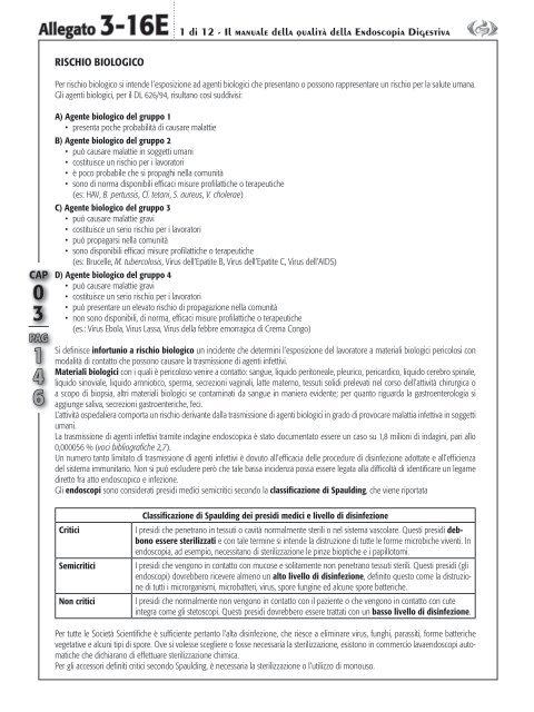 Allegato 3-16E 1 di 12 - Il manuale della qualità della Endoscopia ...