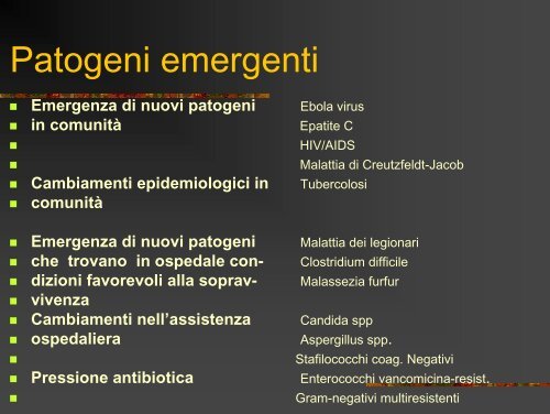 L'esempio del rischio infettivo - Azienda USL Valle d'Aosta