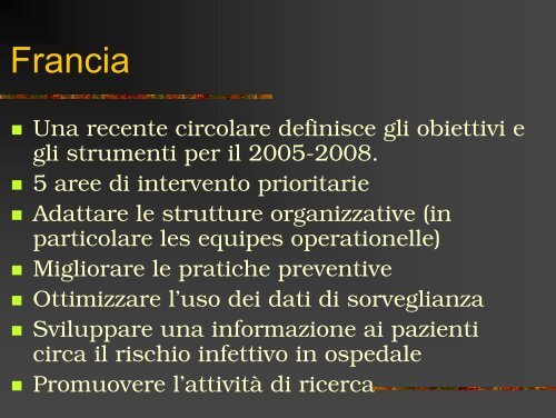 L'esempio del rischio infettivo - Azienda USL Valle d'Aosta