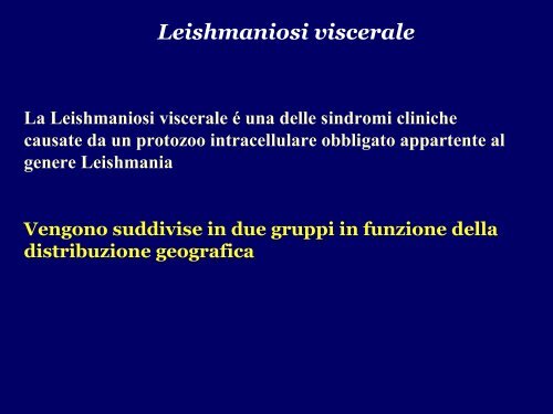 Leishmaniosi