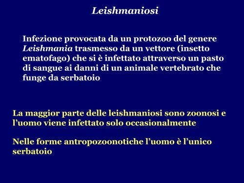 Leishmaniosi