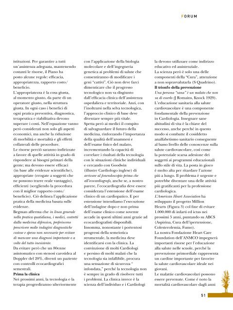 Cardiologia negli Ospedali n° 191 Gennaio / Febbraio 2013 - Anmco