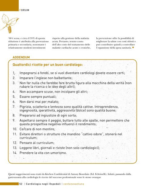 Cardiologia negli Ospedali n° 191 Gennaio / Febbraio 2013 - Anmco