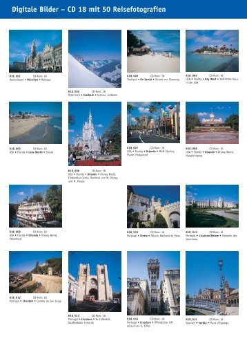 Digitale Bilder – CD 18 mit 50 Reisefotografien - bei Kessler Medien