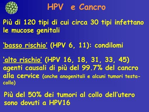 Vaccini di origine vegetale contro i tumori associati al virus del ...