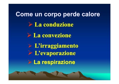 Lesioni da caldo e da freddo - Formatori.veneto.it