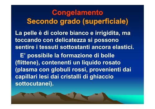 Lesioni da caldo e da freddo - Formatori.veneto.it