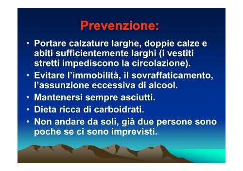 Lesioni da caldo e da freddo - Formatori.veneto.it