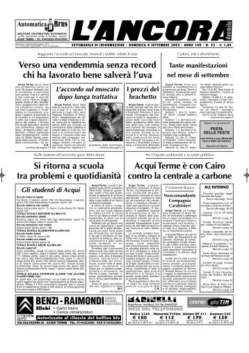 Verso una vendemmia - L'ANCORA edicola