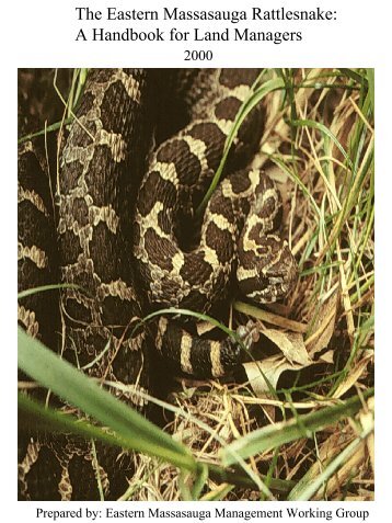 The Eastern Massasauga Rattlesnake: - U.S. Fish and Wildlife Service