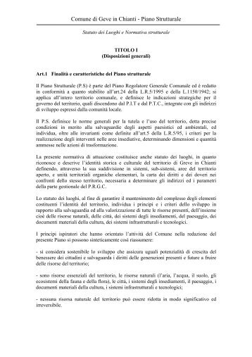 N.T.A. - Provincia di Firenze