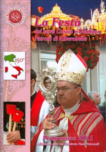 Programma della Festa dei Santi Medici Cosma e - Alberobello ...