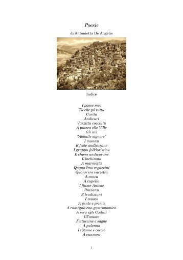 Scarica le Poesie dialettali anticolane in pdf (201 kb) - ScuolAnticoli