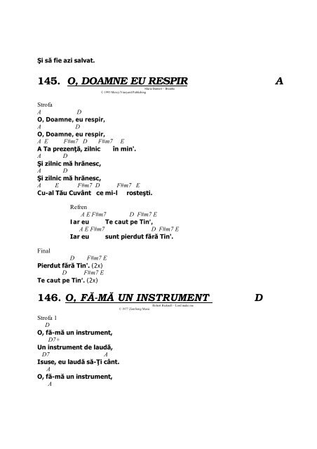 CÂNTECE DE LAUDĂ - Biserici Charismatice din Romania