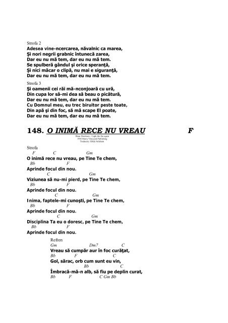 CÂNTECE DE LAUDĂ - Biserici Charismatice din Romania