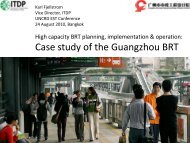 Case study of the Guangzhou BRT - UNCRD