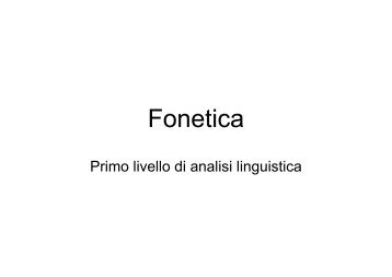 Fonetica - Grandionline.net