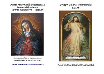 7 Ave Maria - Divina Misericordia a cura di Pasquale Cammara