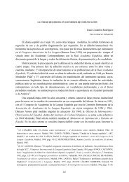Jesús Castañón Rodríguez El idioma español en el siglo XX, como ...