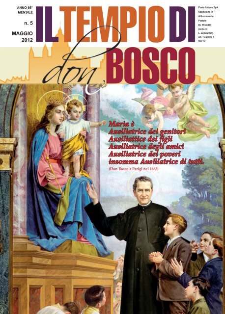 cara madre, vergine maria - Colle Don Bosco