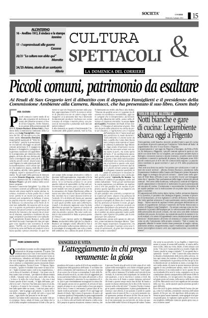 Edizione del 02/06/2013 - Corriere