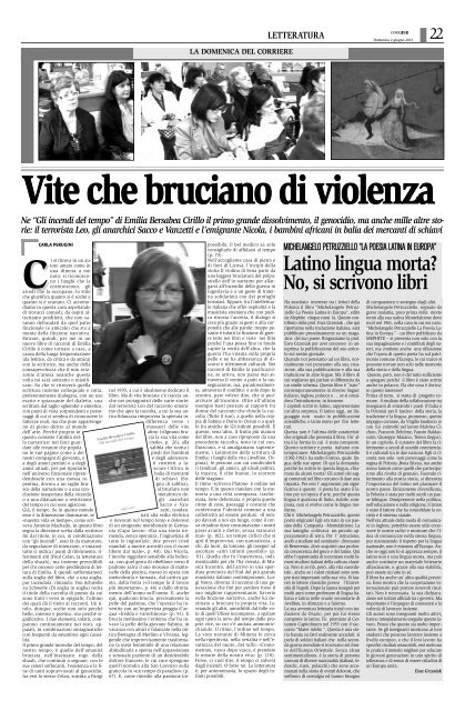Edizione del 02/06/2013 - Corriere