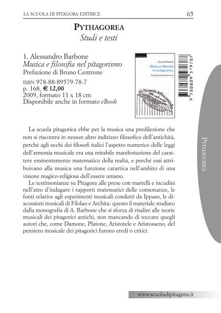 Sfoglia il nostro catalogo in pdf - La scuola di Pitagora editrice