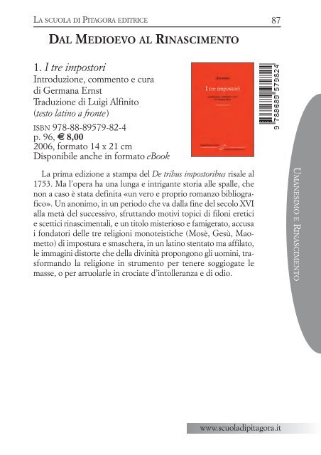 Sfoglia il nostro catalogo in pdf - La scuola di Pitagora editrice