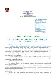 la gioia di essere sacerdote - Home Page - Sac. Ferdinando Tiburzi ...