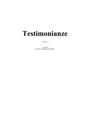 1. Testimonianze - Vol. I - Sentieri Antichi