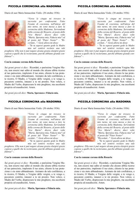volantino - Devozioni.Altervista.Org