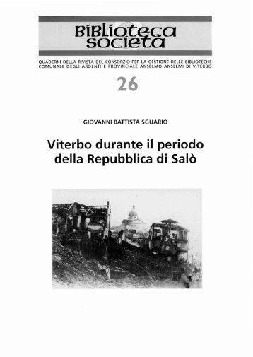 Viterbo durante i periodo della Repubblica di Salò - Biblioteca ...