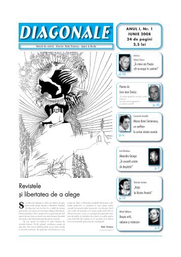 Revistele şi libertatea de a alege - Revista "Diagonale"