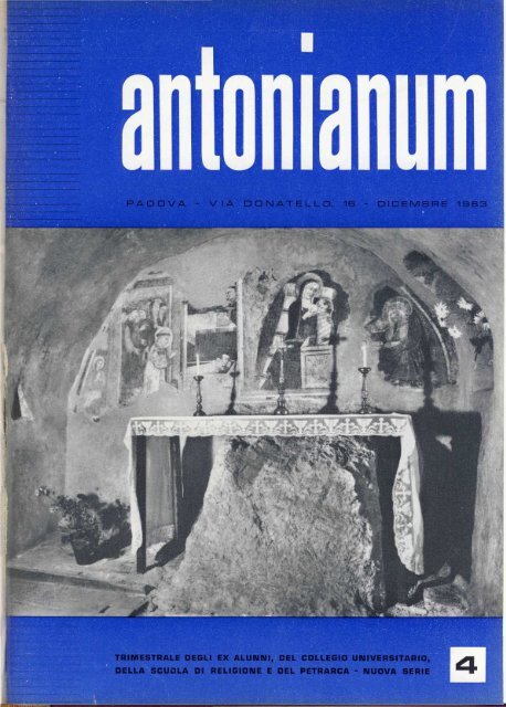 Dicembre - Ex-Alunni dell'Antonianum