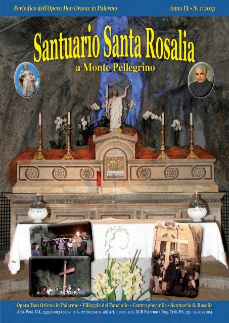 Rivista n. 1 – Marzo 2013 (Pasqua) - Santuario di Santa Rosalia