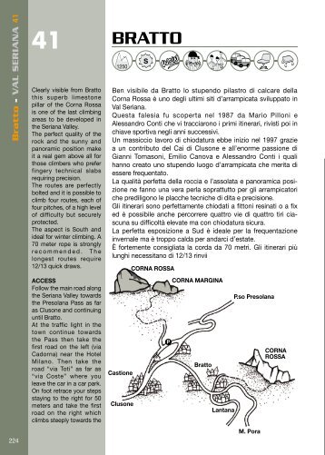 Corna Rossa di Bratto - Versante Sud