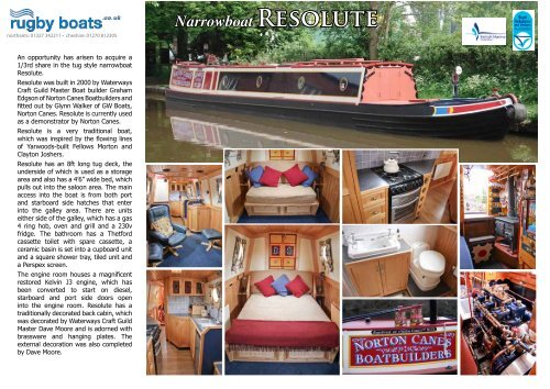 Brochure - Rugby Boat Sales