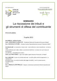 Seminario su ”La Riscossione dei Tributi e gli strumenti - Ordine dei ...